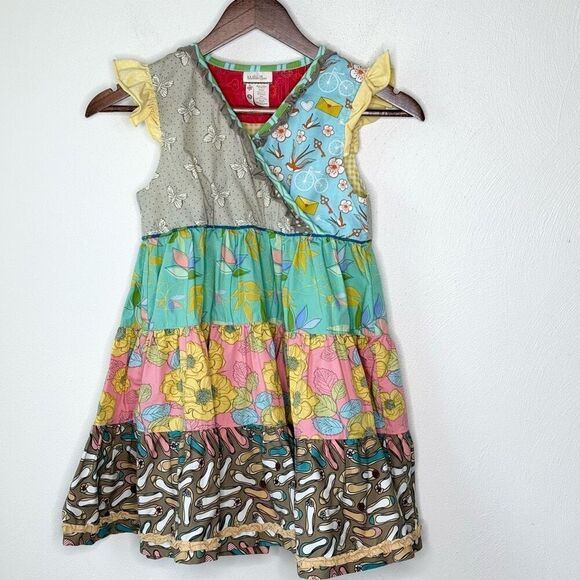 Matilda Jane It’s A Wonderful Parade Rollercoaster Tiered Casual Dress - Kids US - Picture 1 of 11
